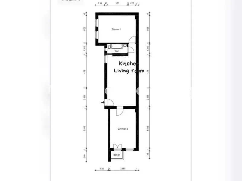 Tauschwohnung: Tausche 2,5-Zimmer-Altbauwohnung in Friedrichshain — photo 1